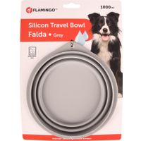 Flamingo Eet- en drinkpot Falda Rond Grijs