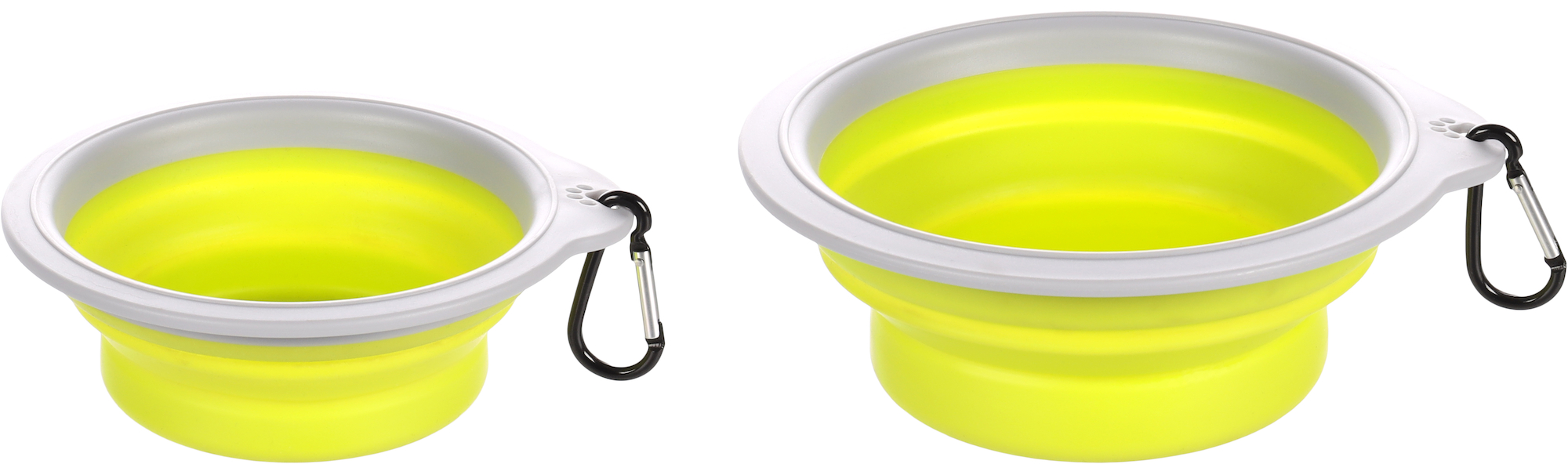 Flamingo Feeding and drinking bowl Bubo Round Green & Grey