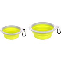 Flamingo Futter- und Trinknapf Bubo Rund Grün & Grau