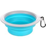 Futter- und Trinknapf Bubo Rund Blau & Grau