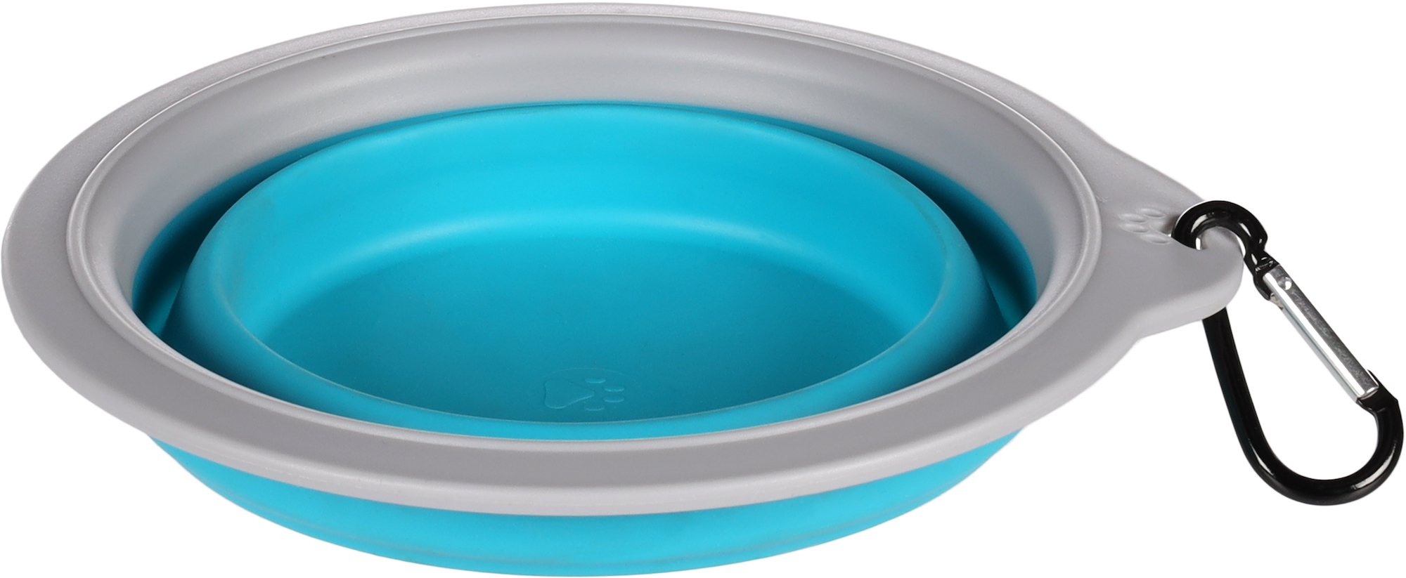 Flamingo Feeding and drinking bowl Bubo Round Blue & Grey