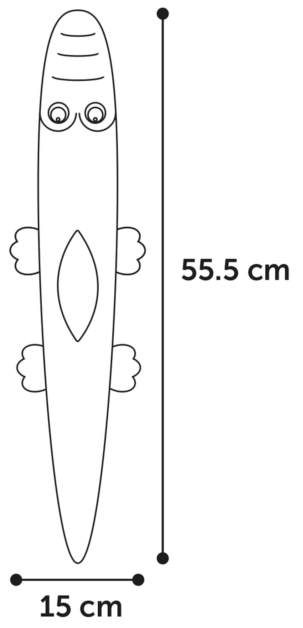 Flamingo Giocattolo Lana Coccodrillo Verde