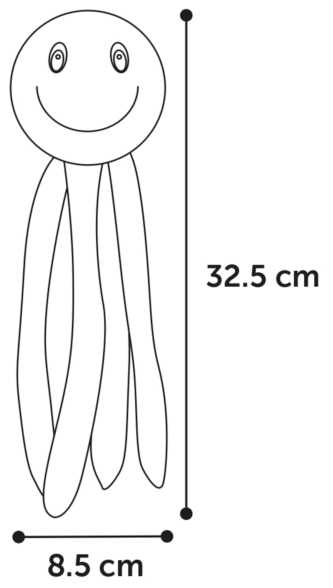 Flamingo Spielzeug Paul Oktopus Oktopus mit ball Hellblau & Hellblau