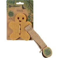 Flamingo Speelgoed Guma Mannetje met touw Bruin