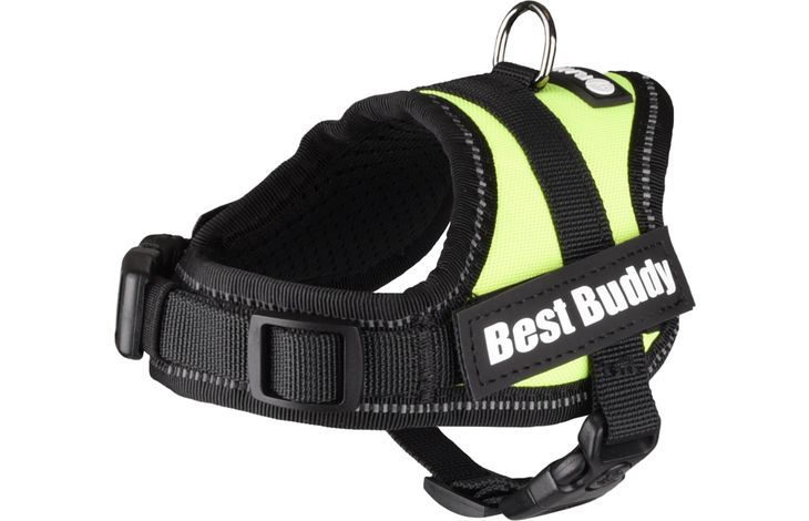 Flamingo Harnas Pluto Fluo groen