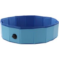 Flamingo Zwembad Splatter Rond Blauw