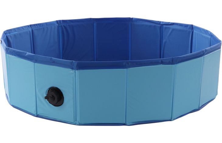 Flamingo Zwembad Splatter Rond Blauw