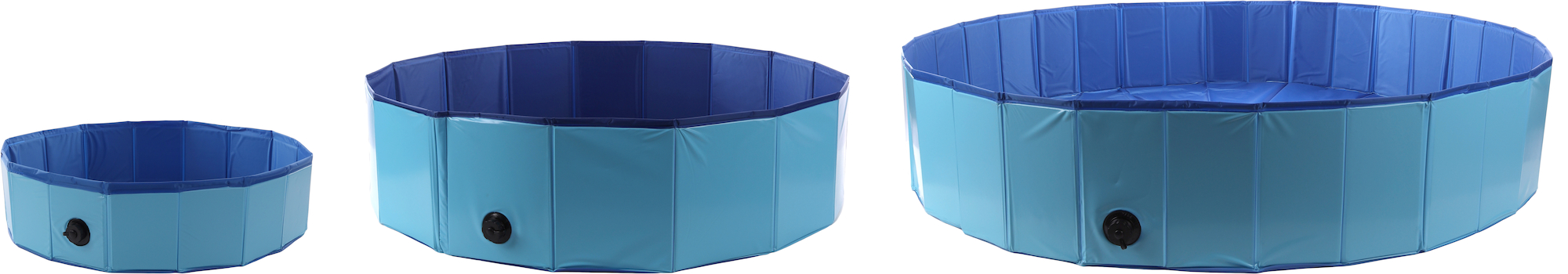 Flamingo Swimming pool Splatter Round Blue