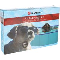 Flamingo Zwembad Splatter Rond Blauw