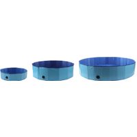 Flamingo Zwembad Splatter Rond Blauw