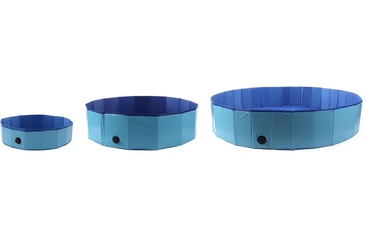 Flamingo Zwembad Splatter Rond Blauw