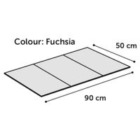 Flamingo Koelmat Drop Rechthoekig Fuchsia