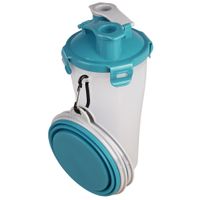 Flamingo Traveling cup Trinka Turquoise & Light grey