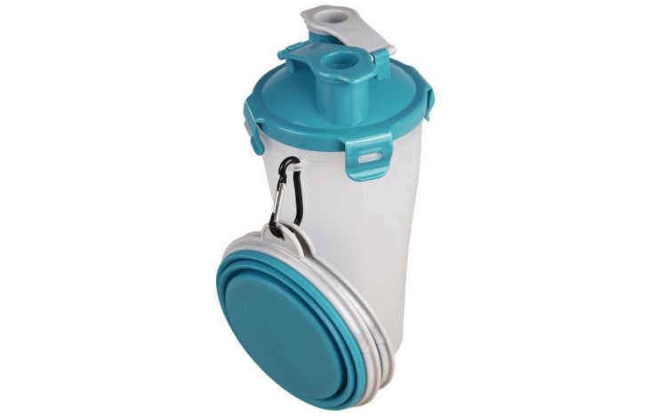 Flamingo Traveling cup Trinka Turquoise & Light grey