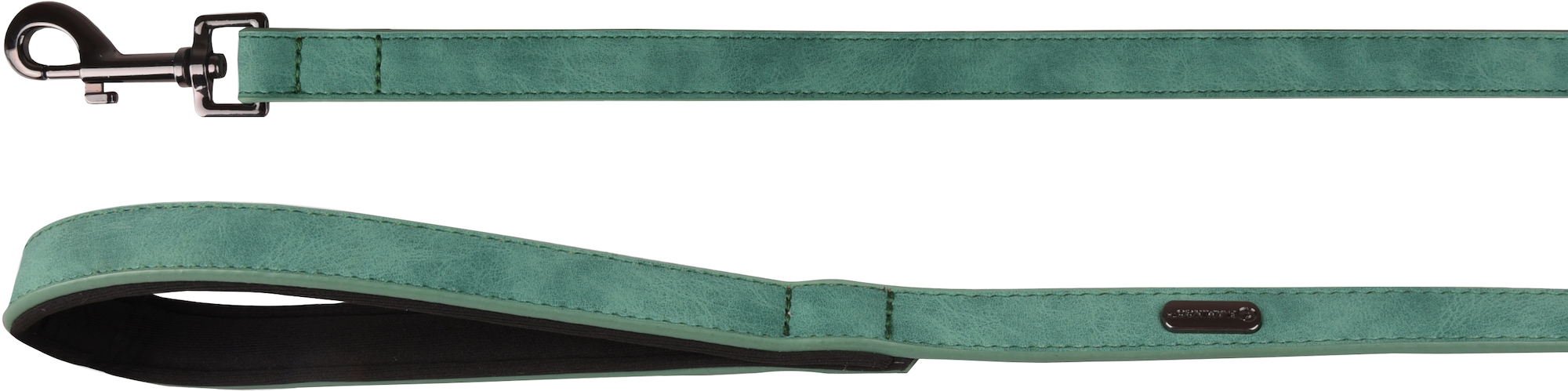 Flamingo Leash With neoprene Delu Green