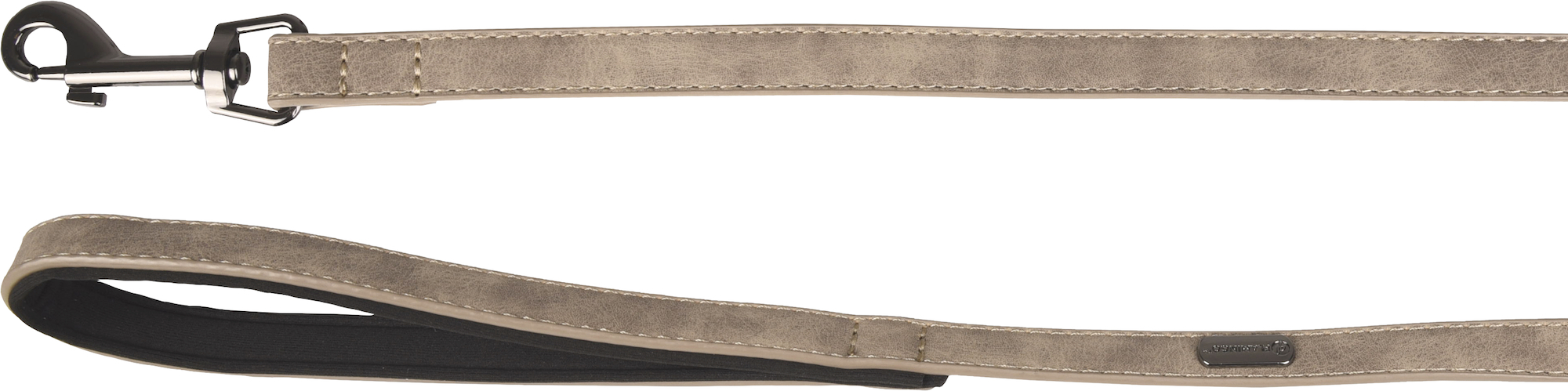 Flamingo Leash With neoprene Delu Taupe