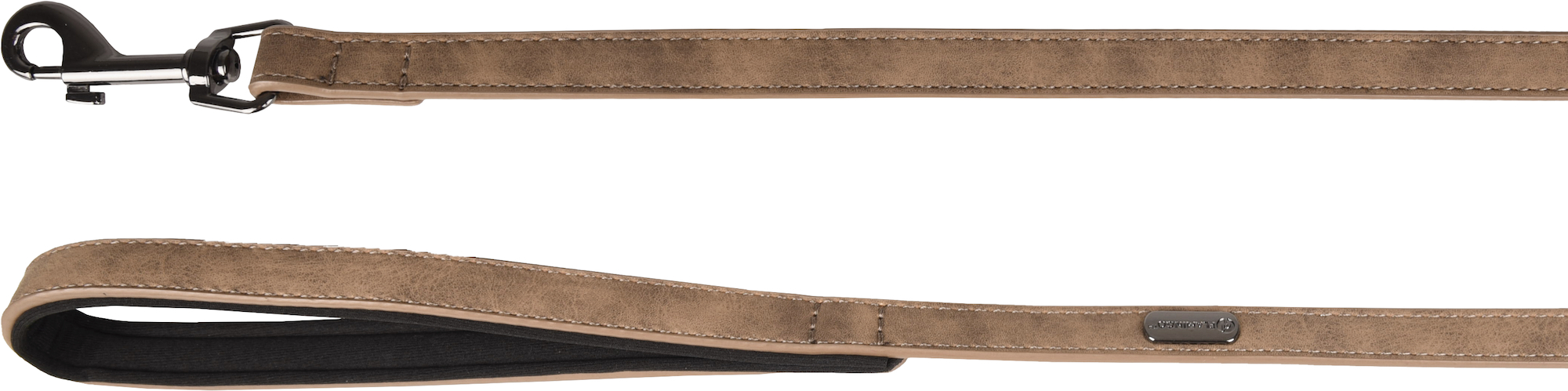 Flamingo Leash With neoprene Delu Brown