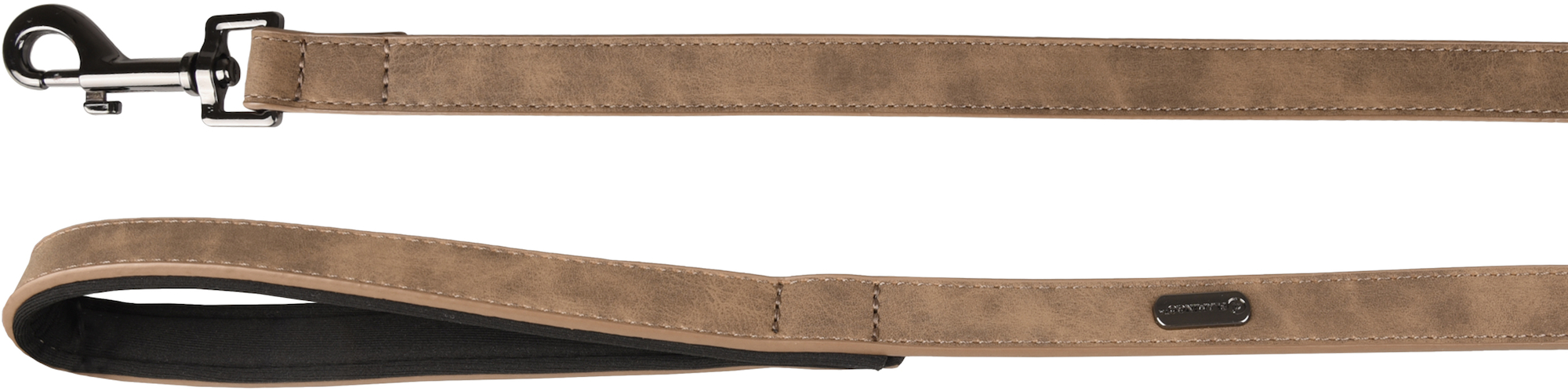Flamingo Leash With neoprene Delu Brown