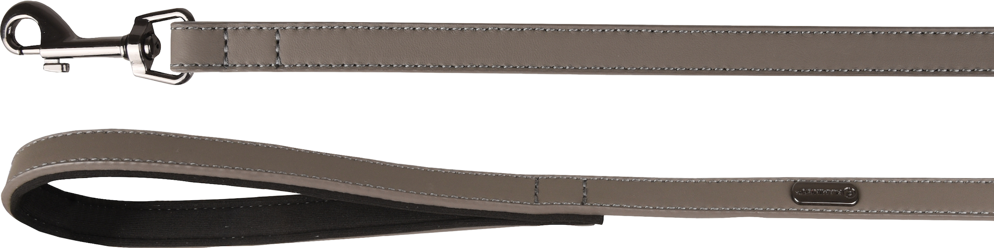 Flamingo Leash With neoprene Binti Grey