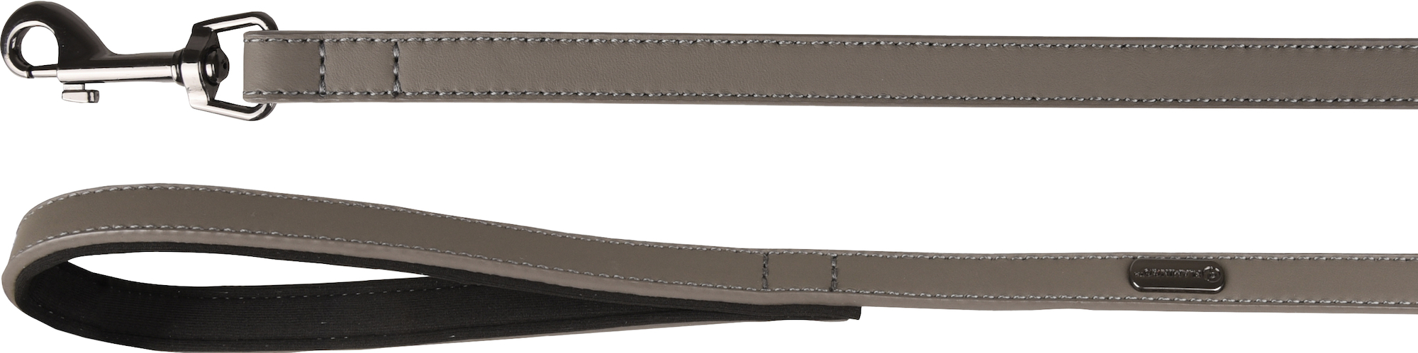 Flamingo Leash With neoprene Binti Grey