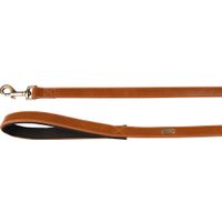 Flamingo Leash With neoprene Lyabo Cognac