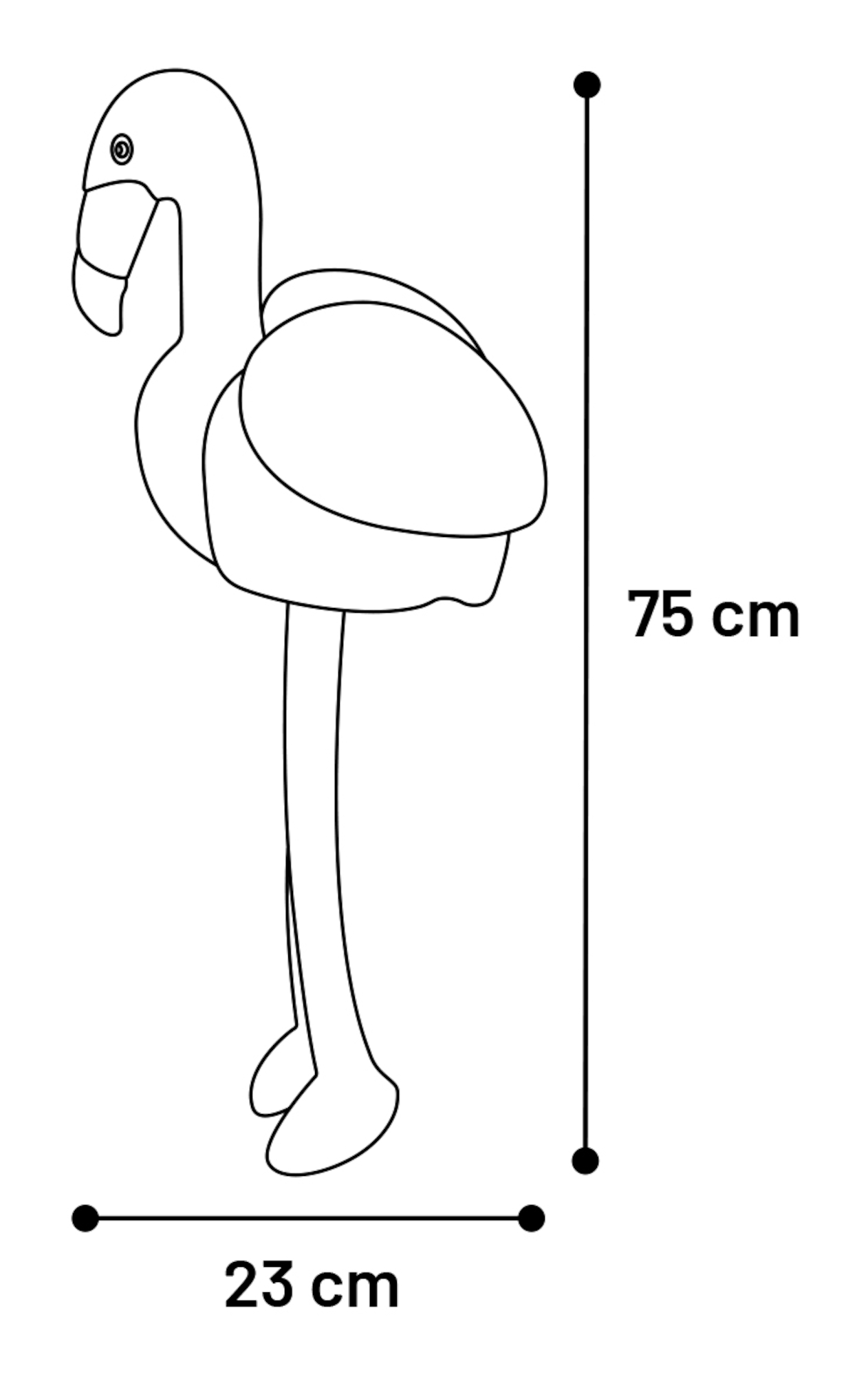 Flamingo Toy Ando Flamingo Pink