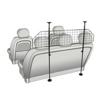 Flamingo Car safety grid Hula Black