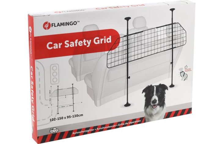 Flamingo Car safety grid Hula Black