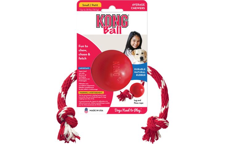 Kong® Kong® Speelgoed Rood Rubber Bal