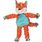 Kong® Speelgoed Knots Floppy Vos met touw Oranje