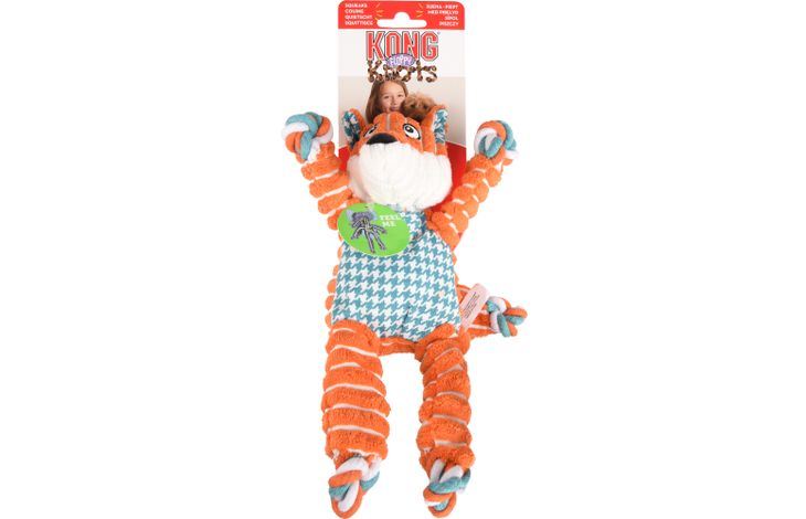 Kong® Kong® Toy Knots Floppy Orange Fox