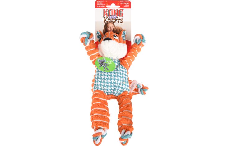 Kong® Kong® Speelgoed Knots Floppy Oranje Vos