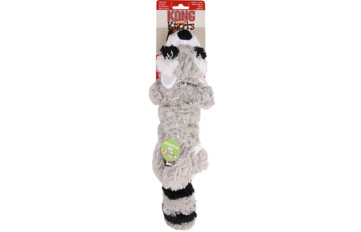 Kong® Kong® Speelgoed Knots Scrunch Wasbeer met touw Grijs
