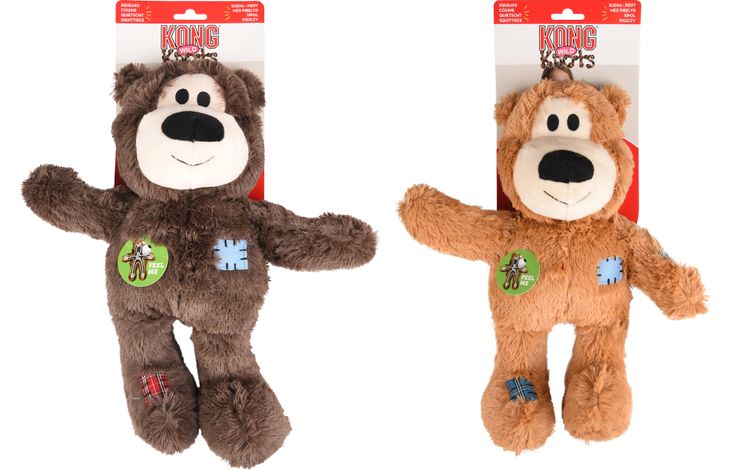 Kong® Kong® Speelgoed Knots Wild Beer met touw Meerdere kleuren