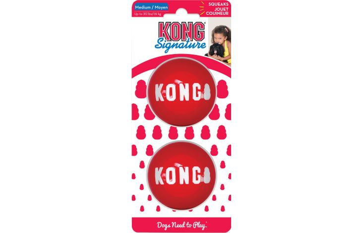 Kong® Kong® Speelgoed Signature Bal Rood