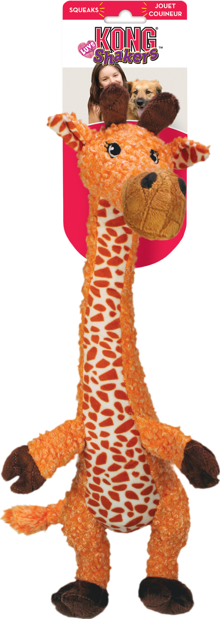 Kong® Kong® Toy Shakers™ Luvs Giraffe Light brown