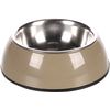 Eet- en drinkpot Divar Rond Taupe & Zilver