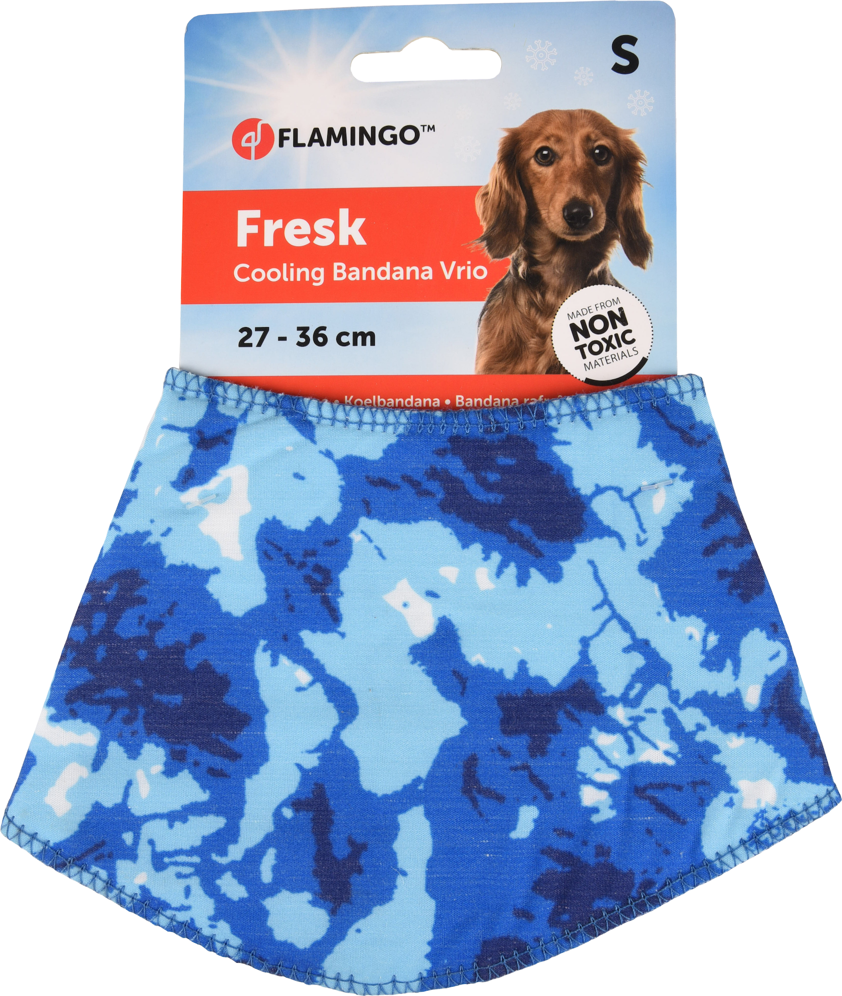 Flamingo Cooling bandana Fresk Vrio Blue
