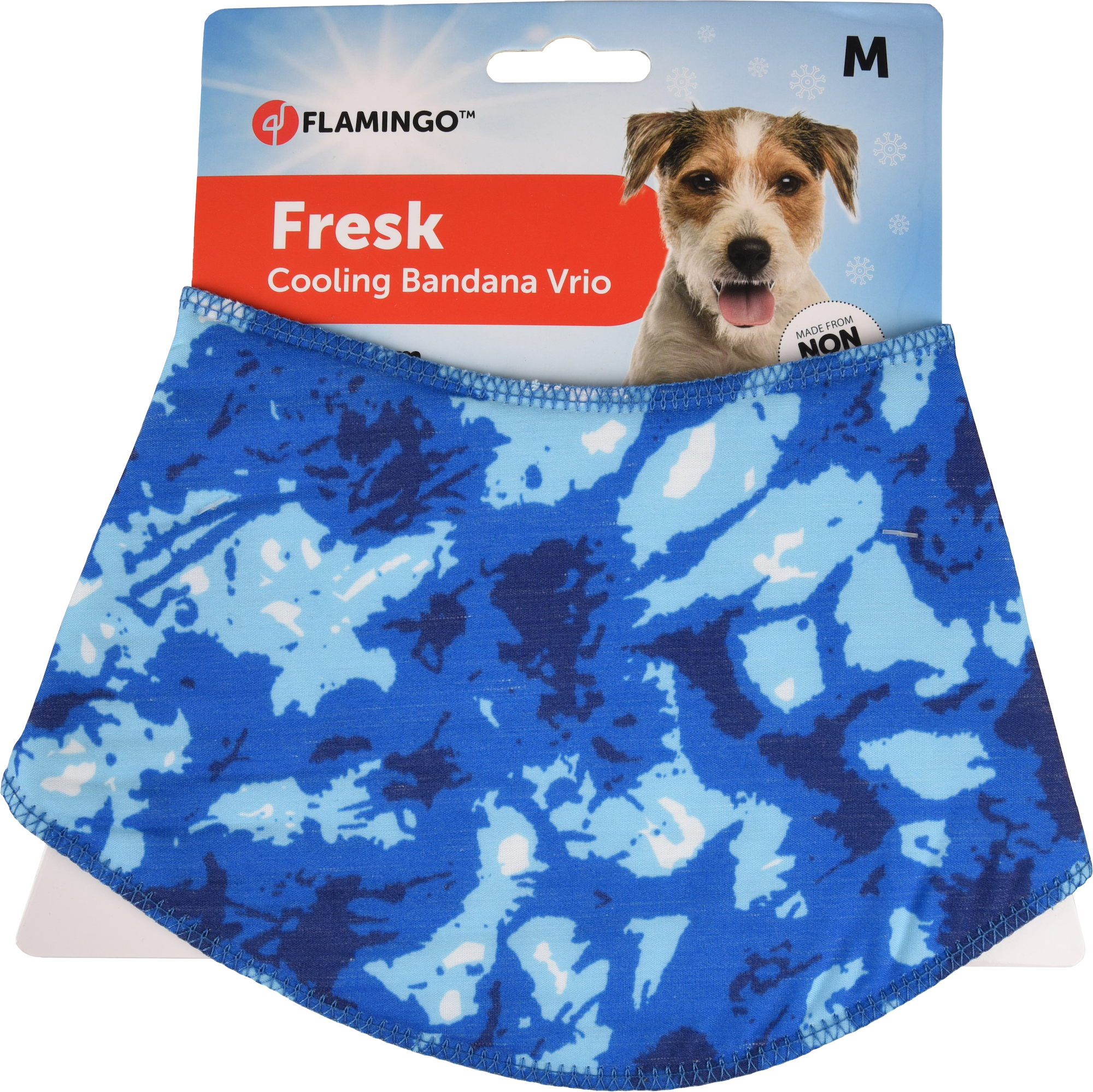 Flamingo Cooling bandana Fresk Vrio Blue