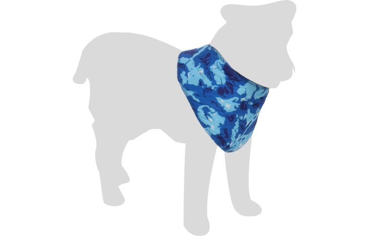 Flamingo Koelbandana Vrio Blauw