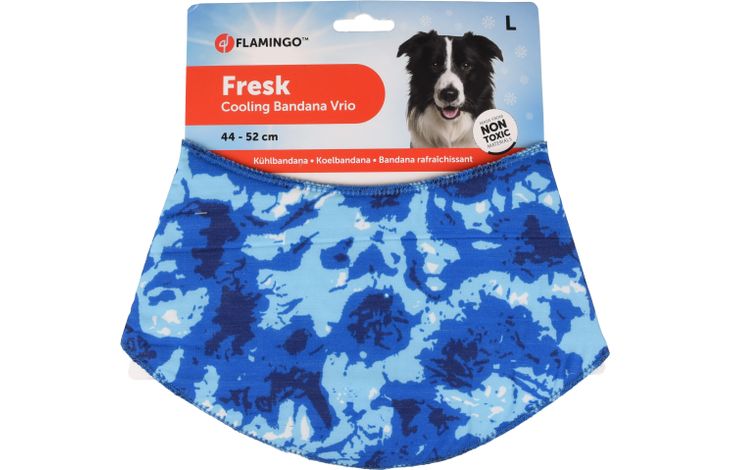 Flamingo Koelbandana Vrio Blauw