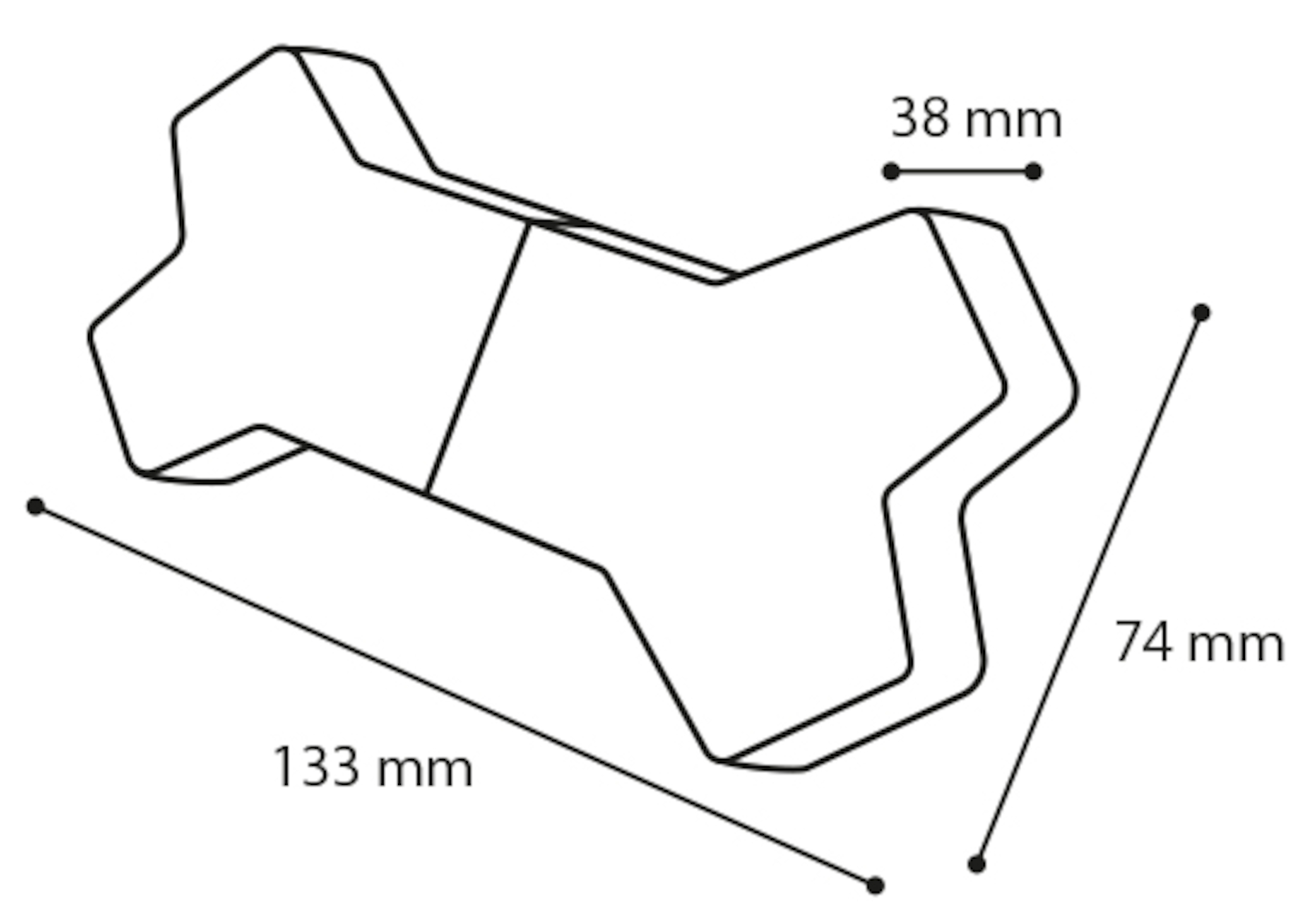 Flamingo Toy Snowy Bone Blue