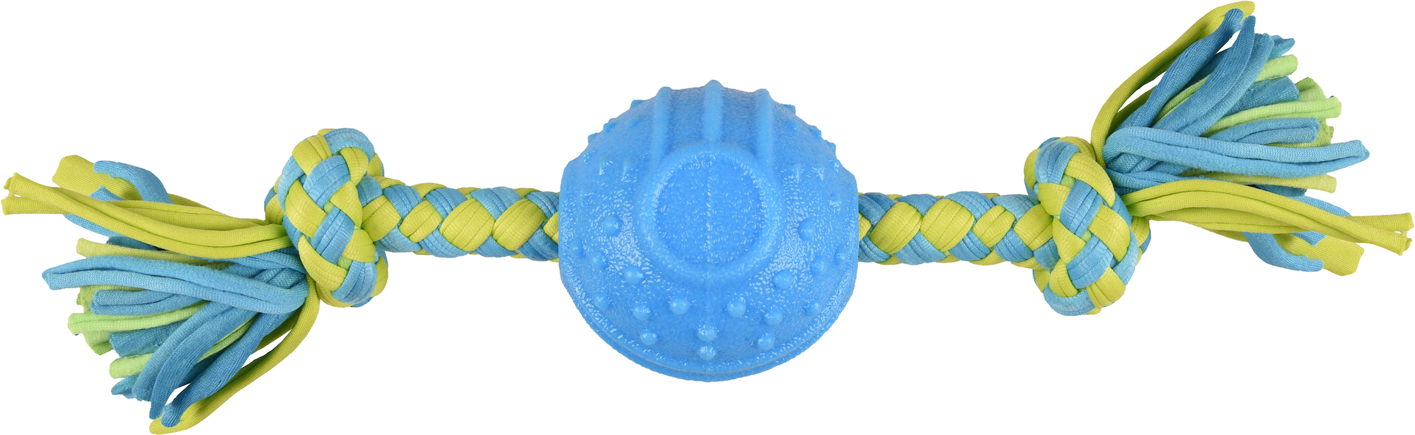 Flamingo Jouet Spector Cordon avec 2 noeuds avec balle Bleu
