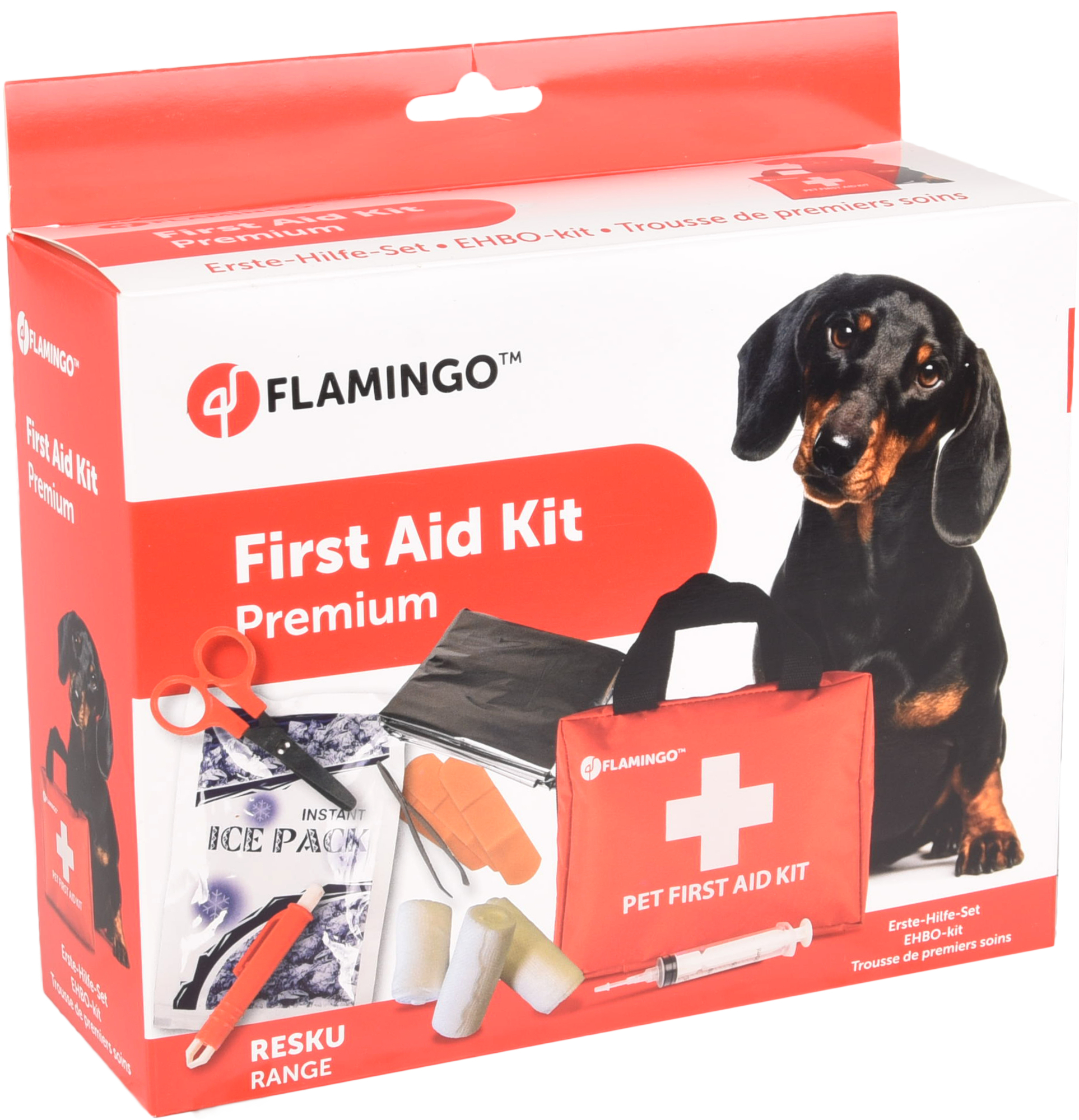 First aid kit Resku Premium 520583 Flamingo Pet Products