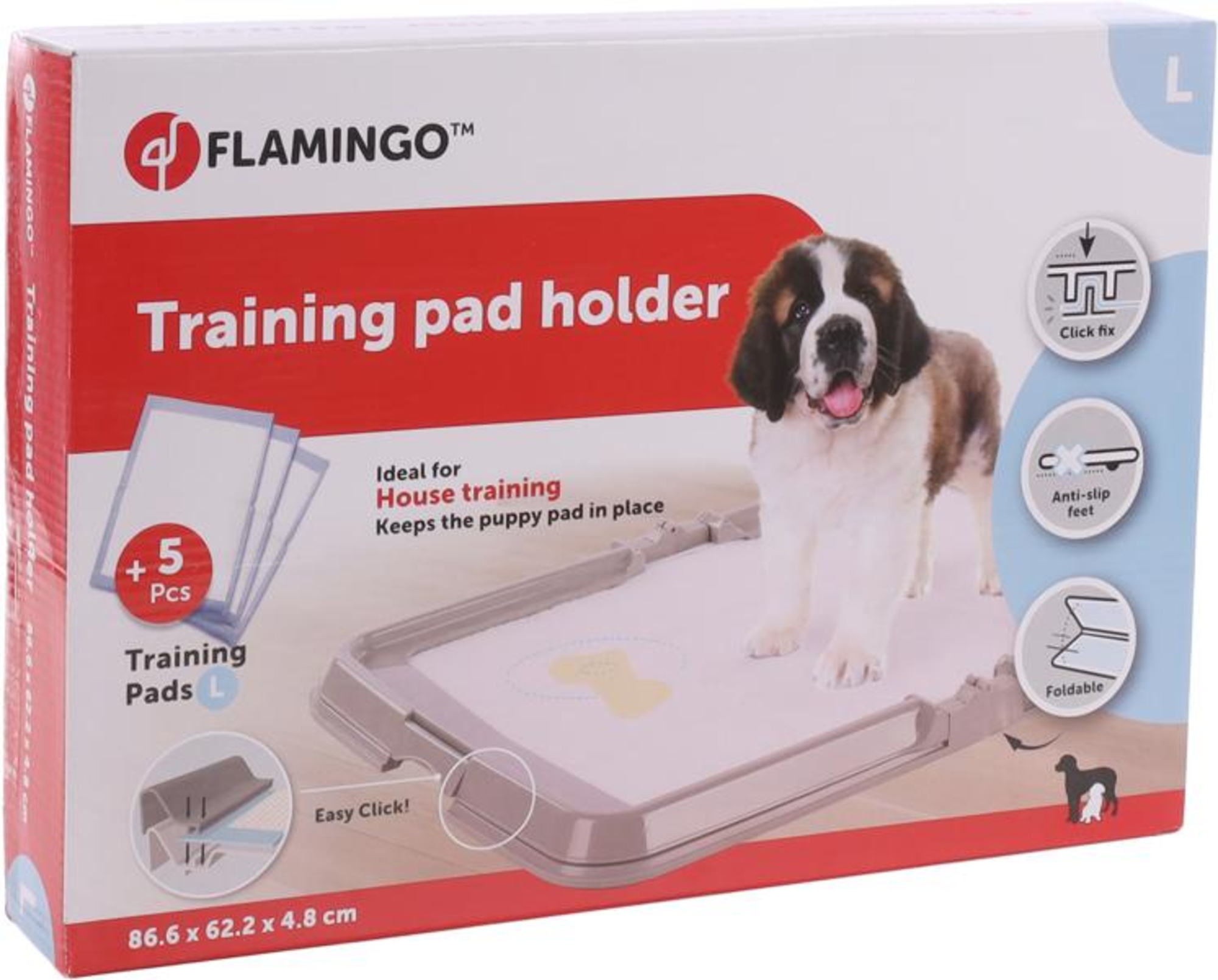Flamingo Training pad holder Fifi Grey