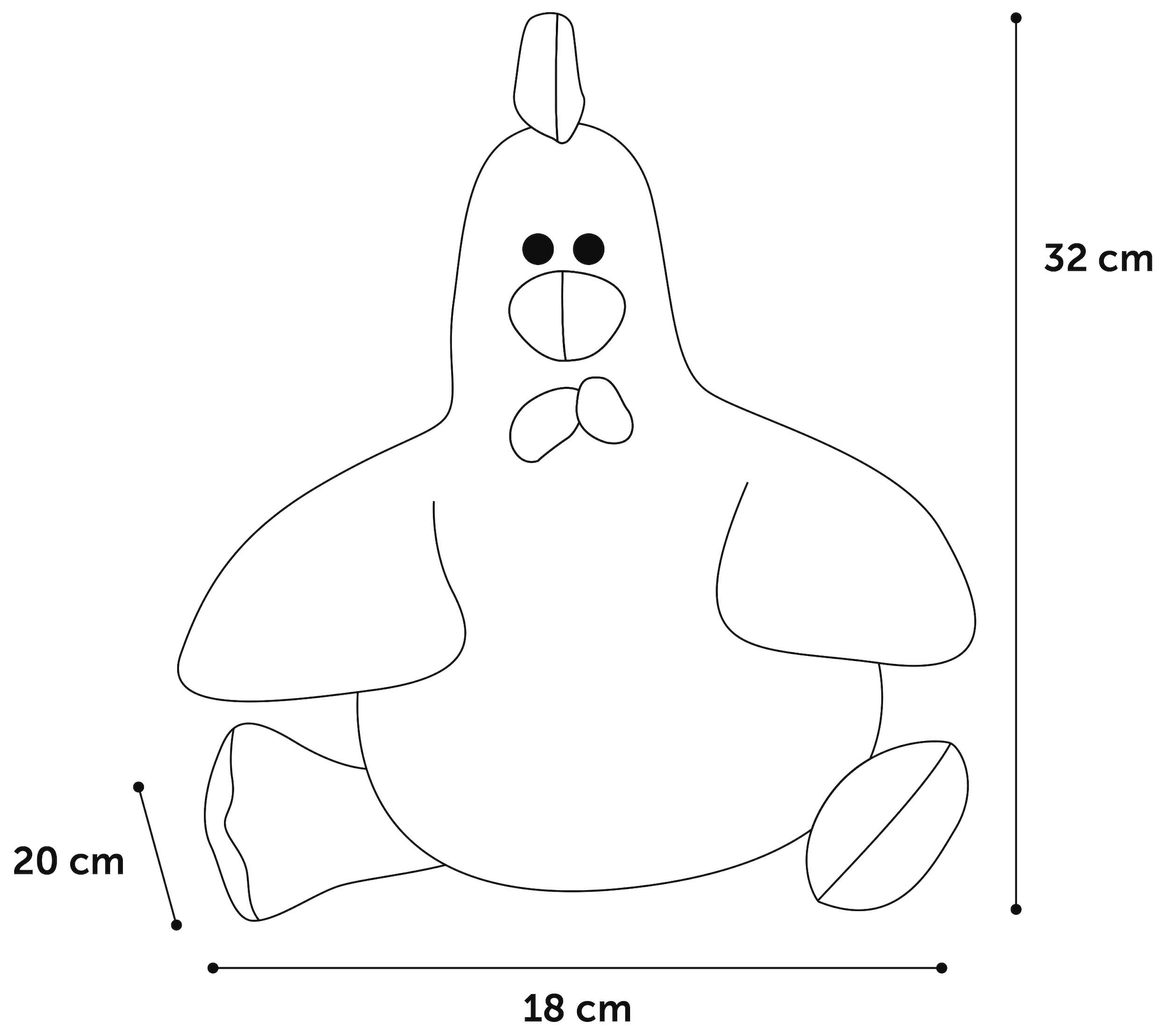 Flamingo Speelgoed Lorio Kip Geel