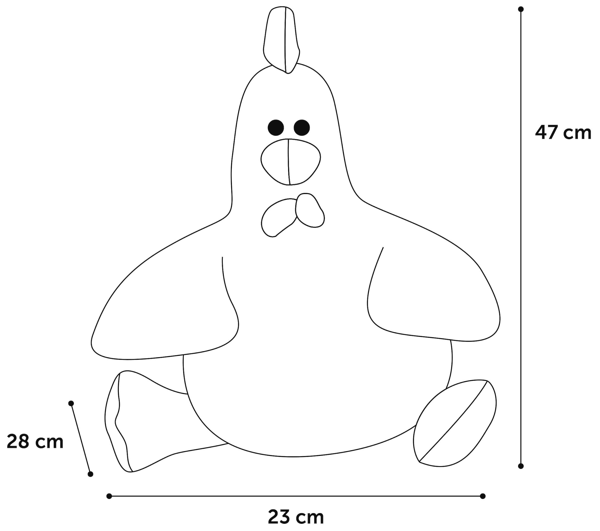 Flamingo Giocattolo Lorio Pollo Giallo