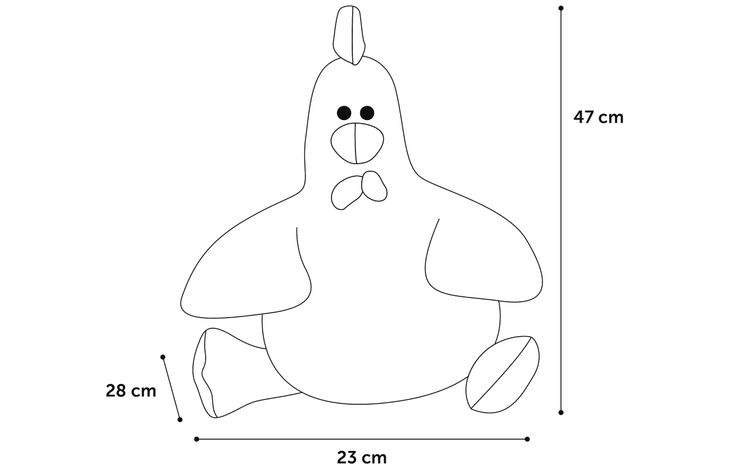 Flamingo Giocattolo Lorio Pollo Giallo