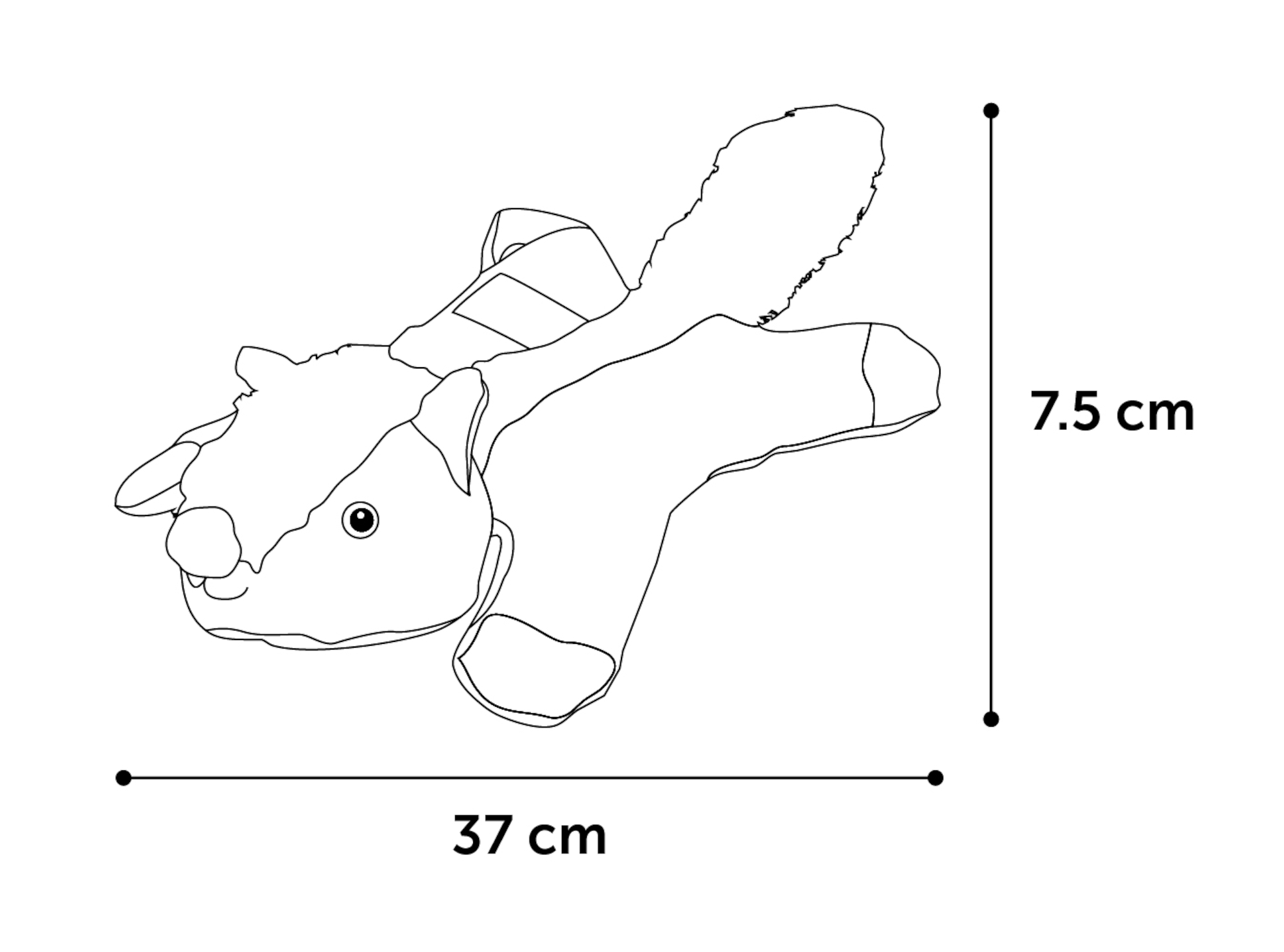 Flamingo Toy Natura Delight Fox Mix
