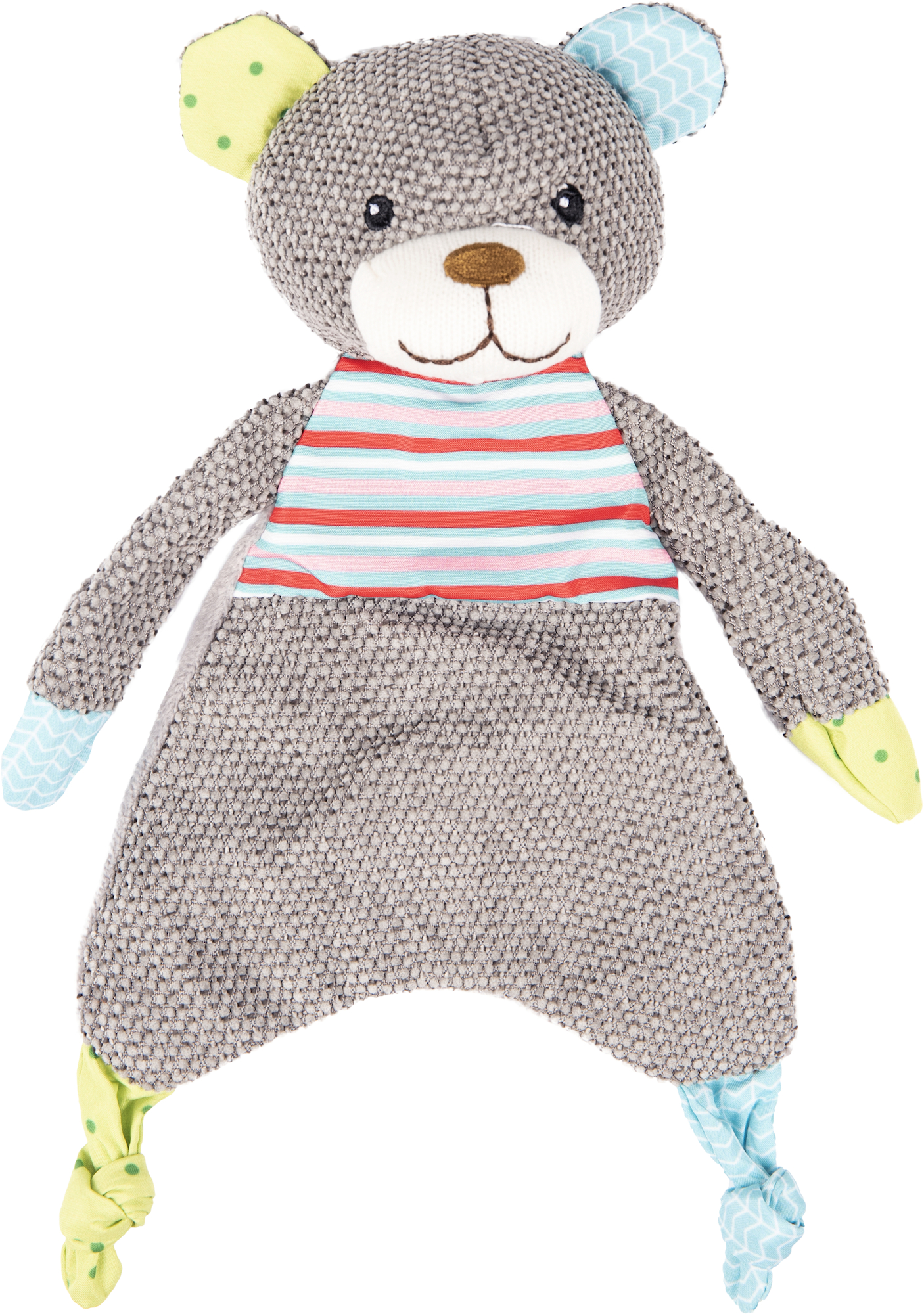 Flamingo Speelgoed Stripsy Beer Plat Grijs